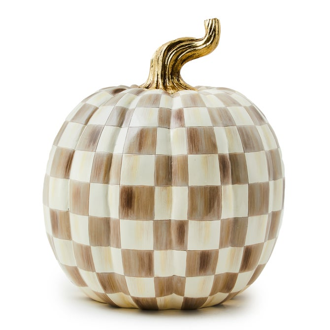 🎉Limited Time Promotion💝Buy 2 Get 2 FREE✨MacKenzie- Childs Medium Stripe and Large Check Pumpkins