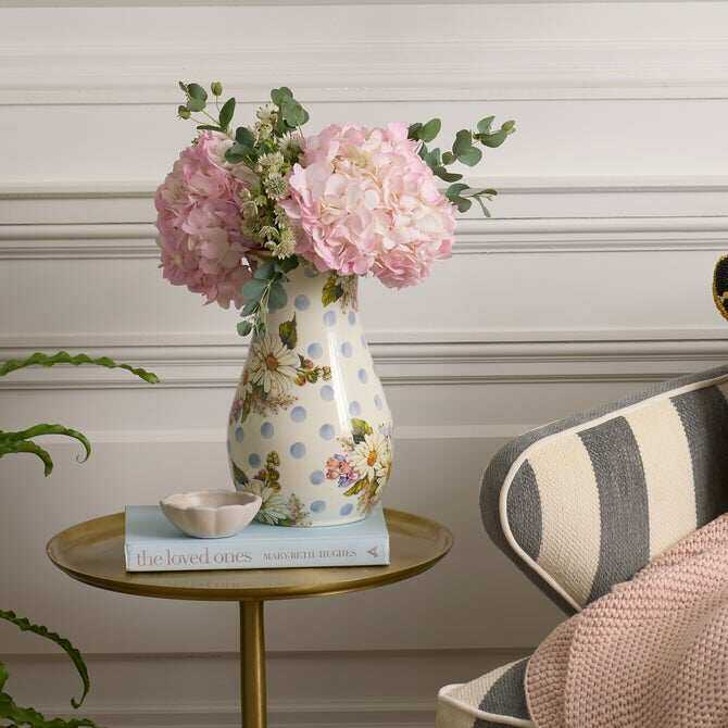 Enamel Tall Vase
