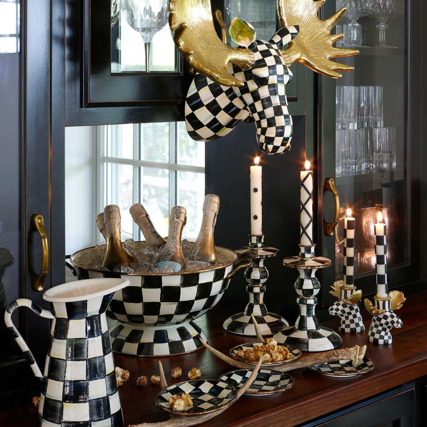 Courtly Check Everything Bowl Large by Mackenzie Childs