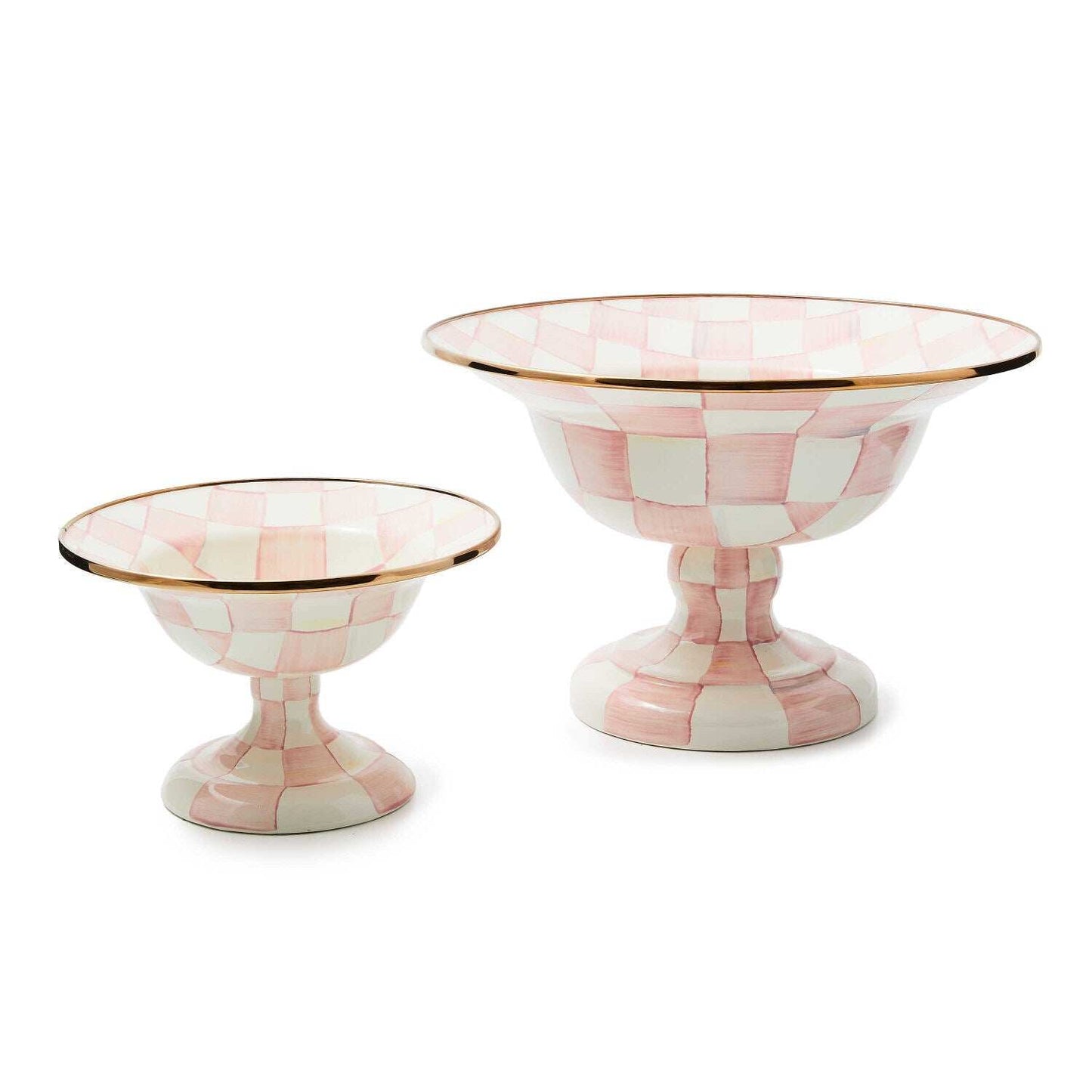 Rosy Check Small Compote by MacKenzie-Childs