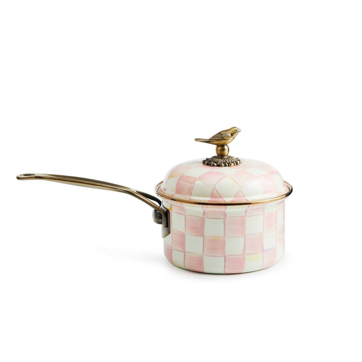 Rosy Check 2.5 Quart Saucepan