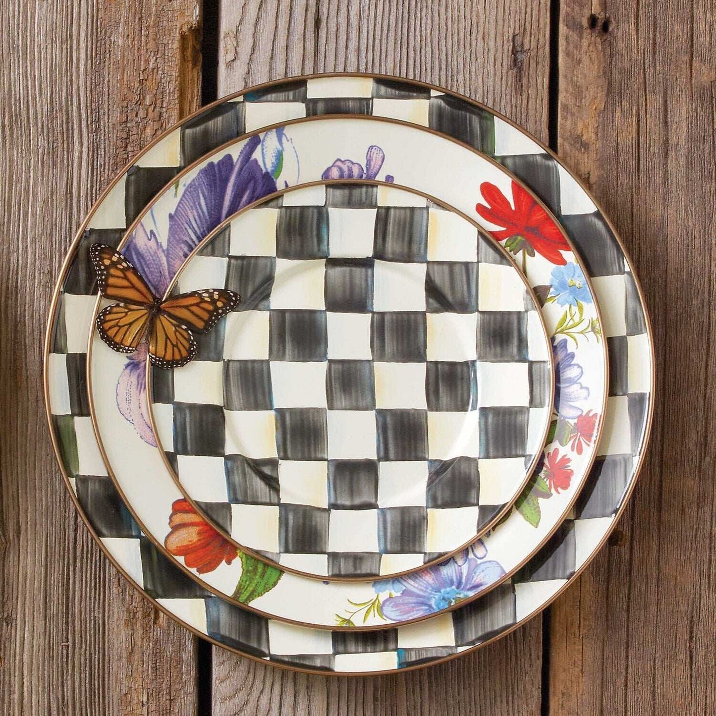 MacKenzie-Childs Courtly Check Charger/Plate