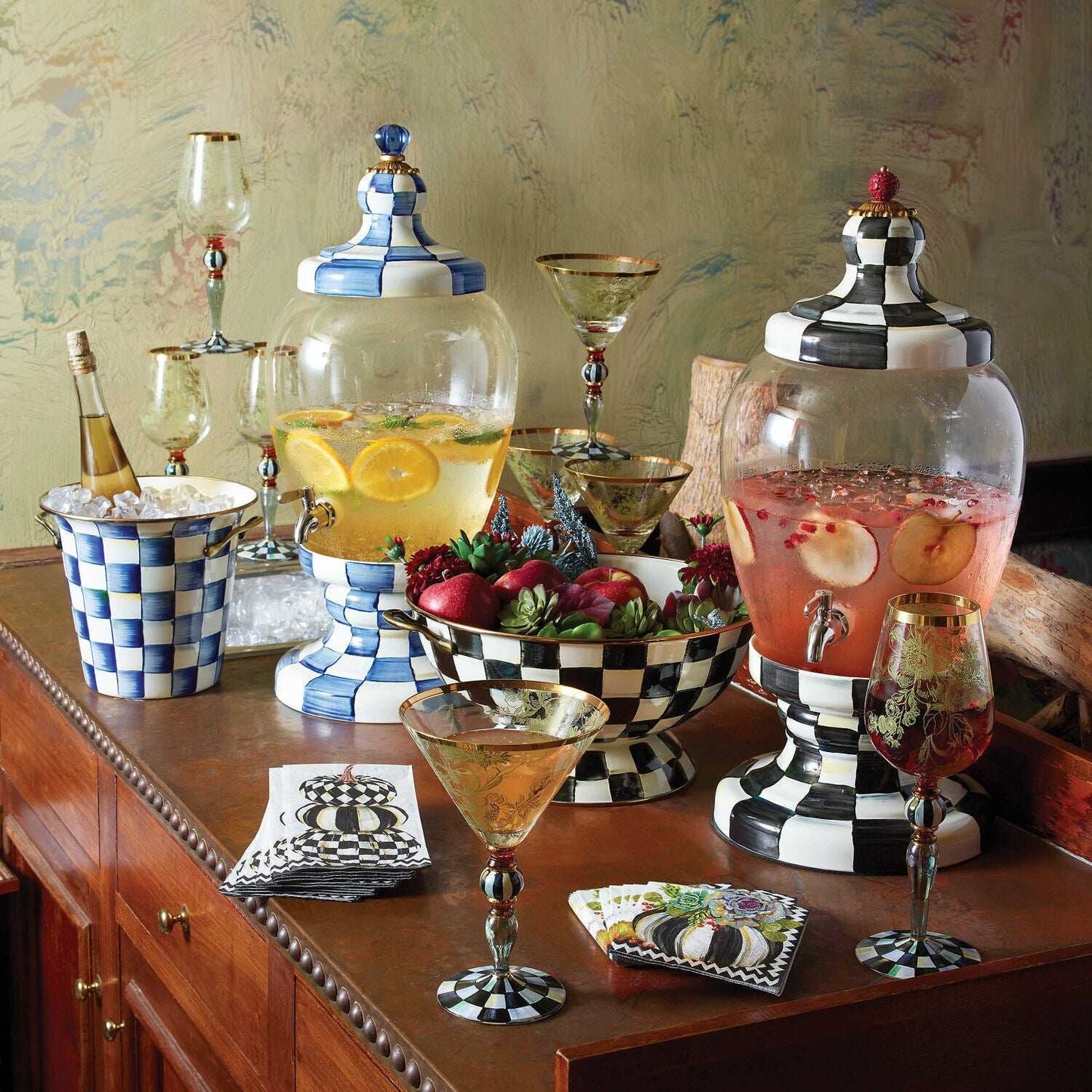 Courtly Check Everything Bowl Large by Mackenzie Childs
