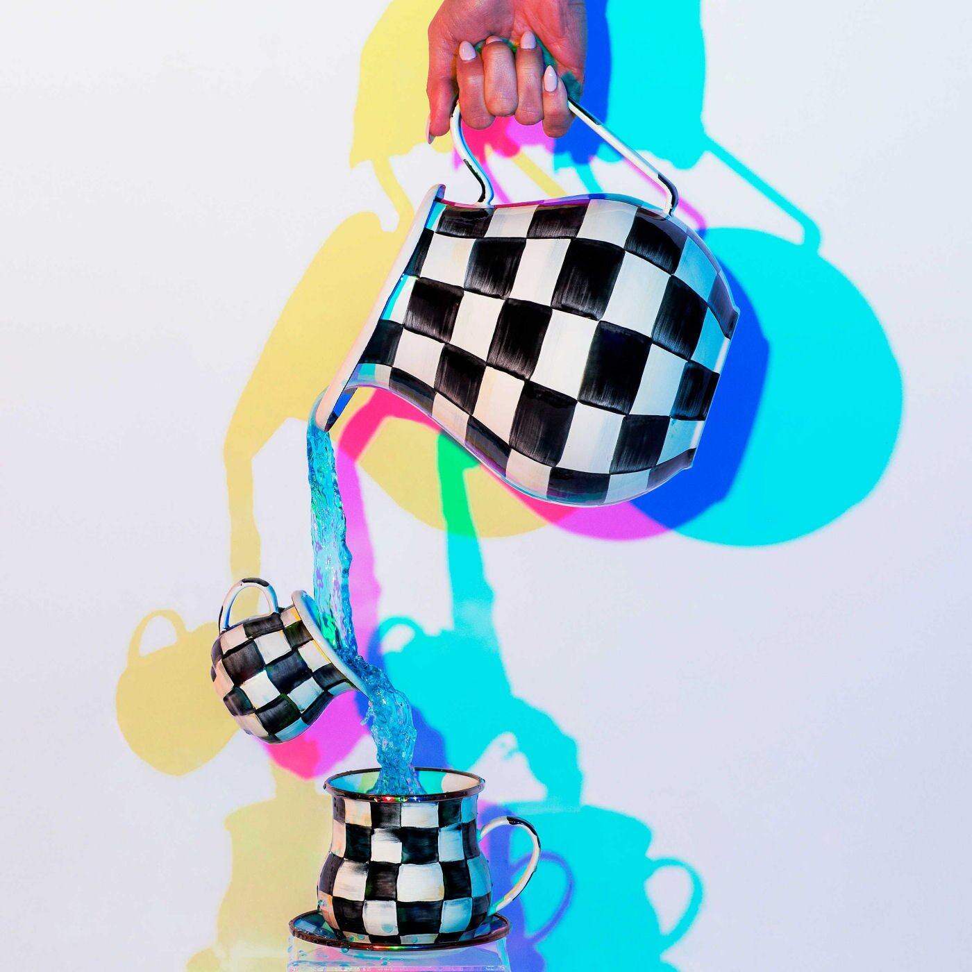 MacKenzie-Childs Courtly Check Little Creamer