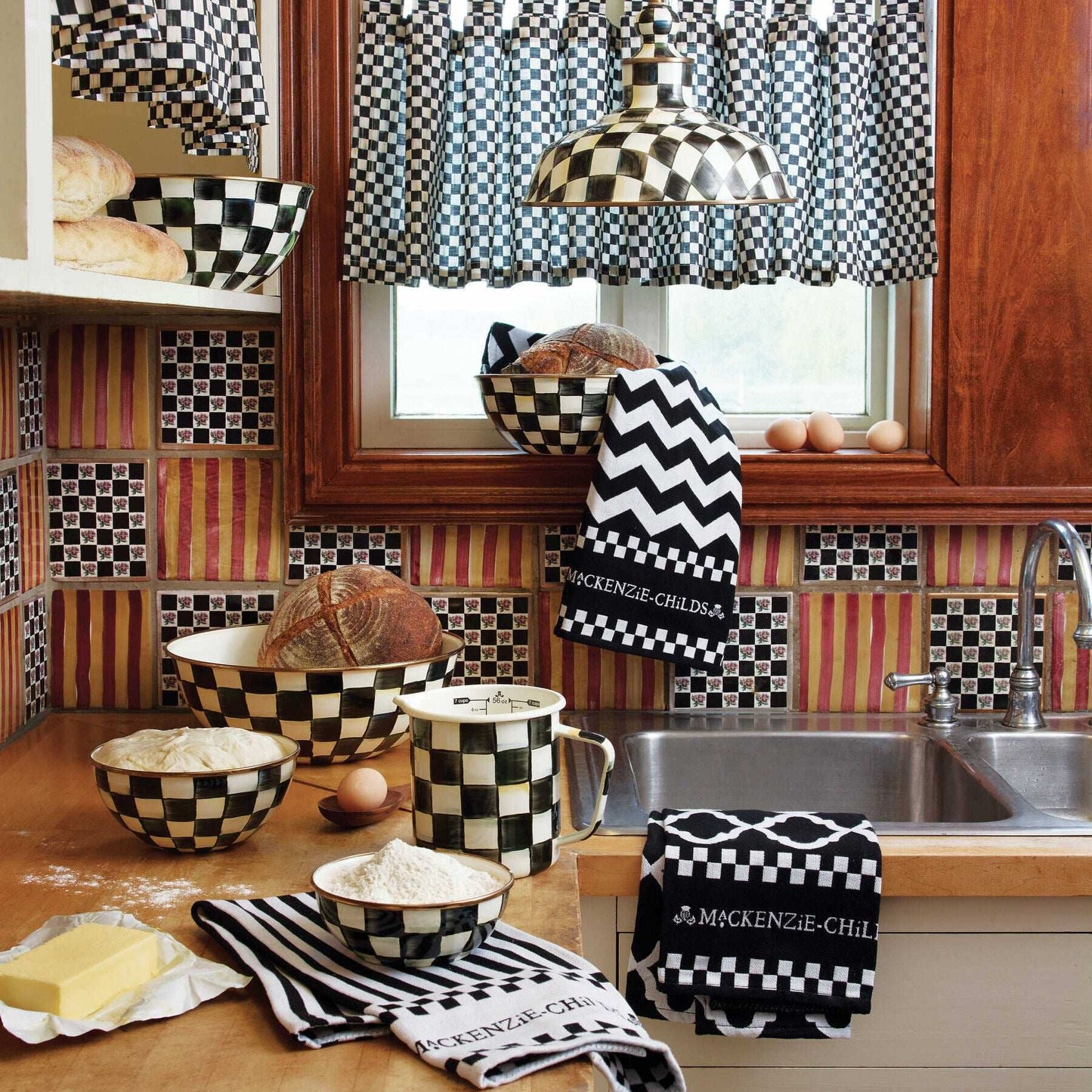 Courtly Check Small Everyday Bowl by MacKenzie-Childs