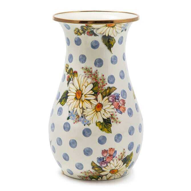 Enamel Tall Vase
