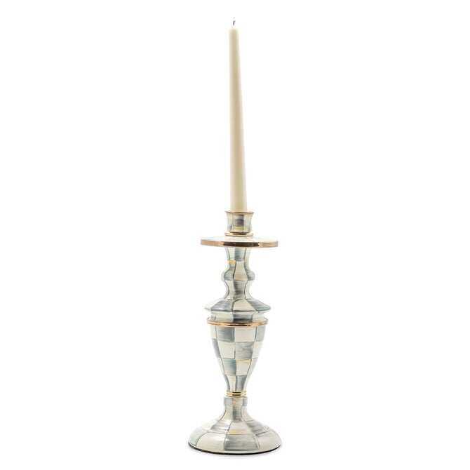 Enamel Dinner Candlestick Holder - Set of 4 pcs