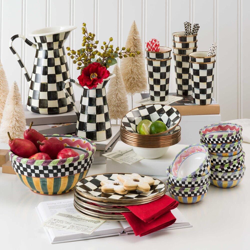 Courtly Check Enamel Practical Pitcher - Medium
