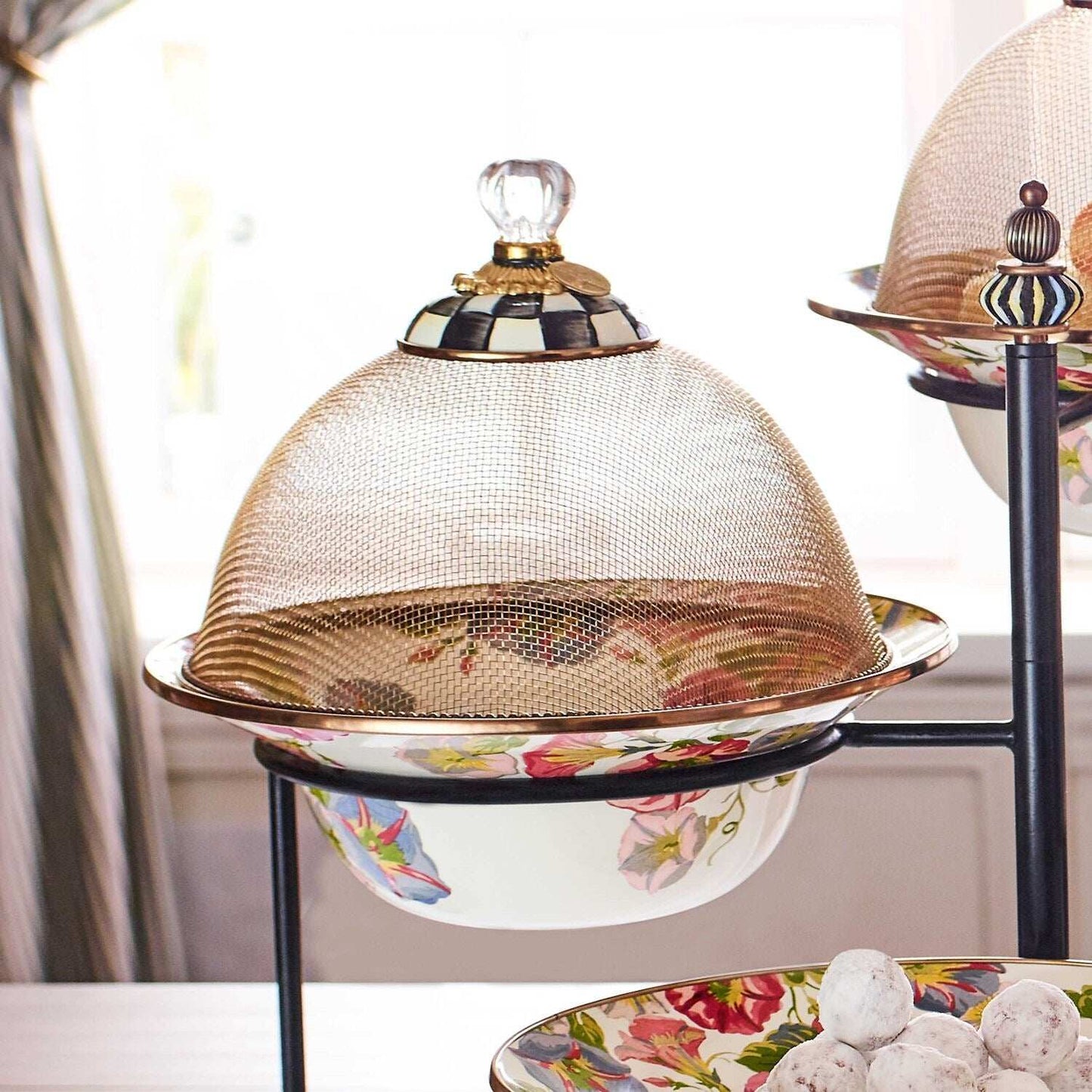 Courtly Check Mesh Dome - Small by Mackenzie Childs