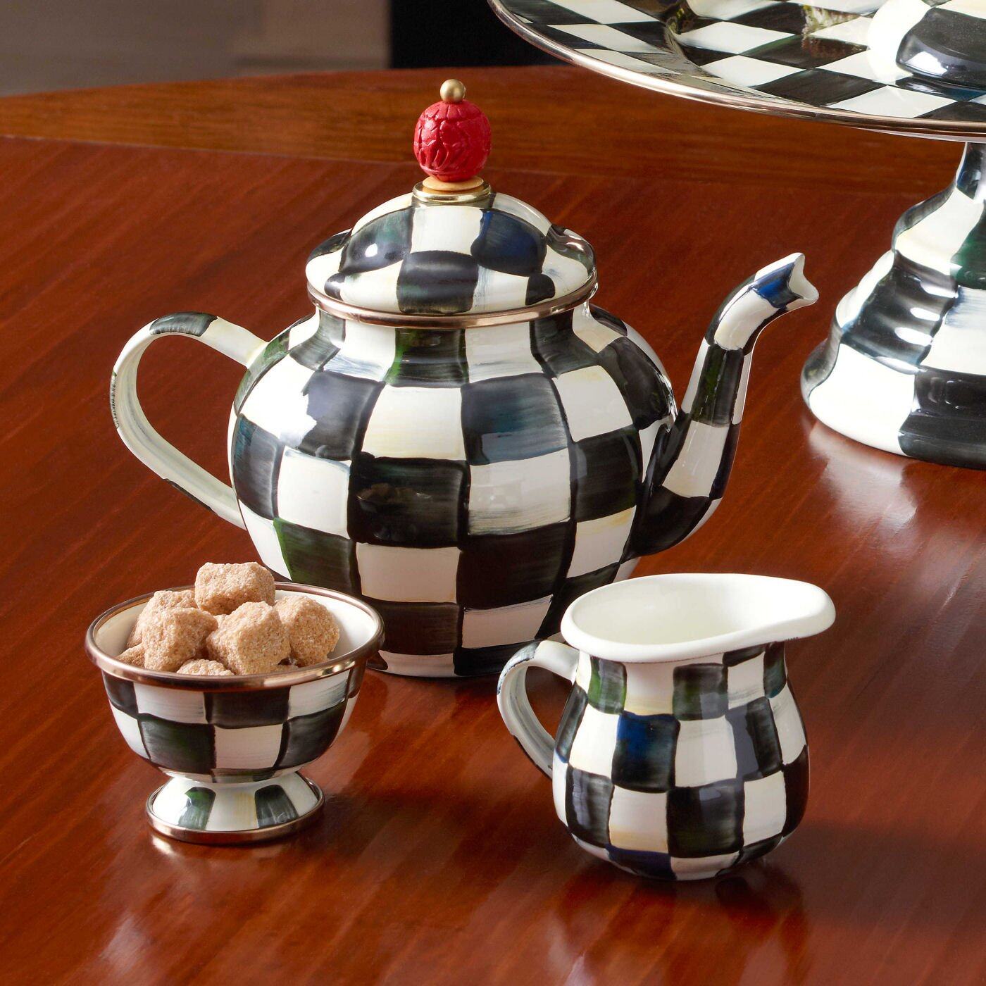 MacKenzie-Childs Courtly Check Little Creamer